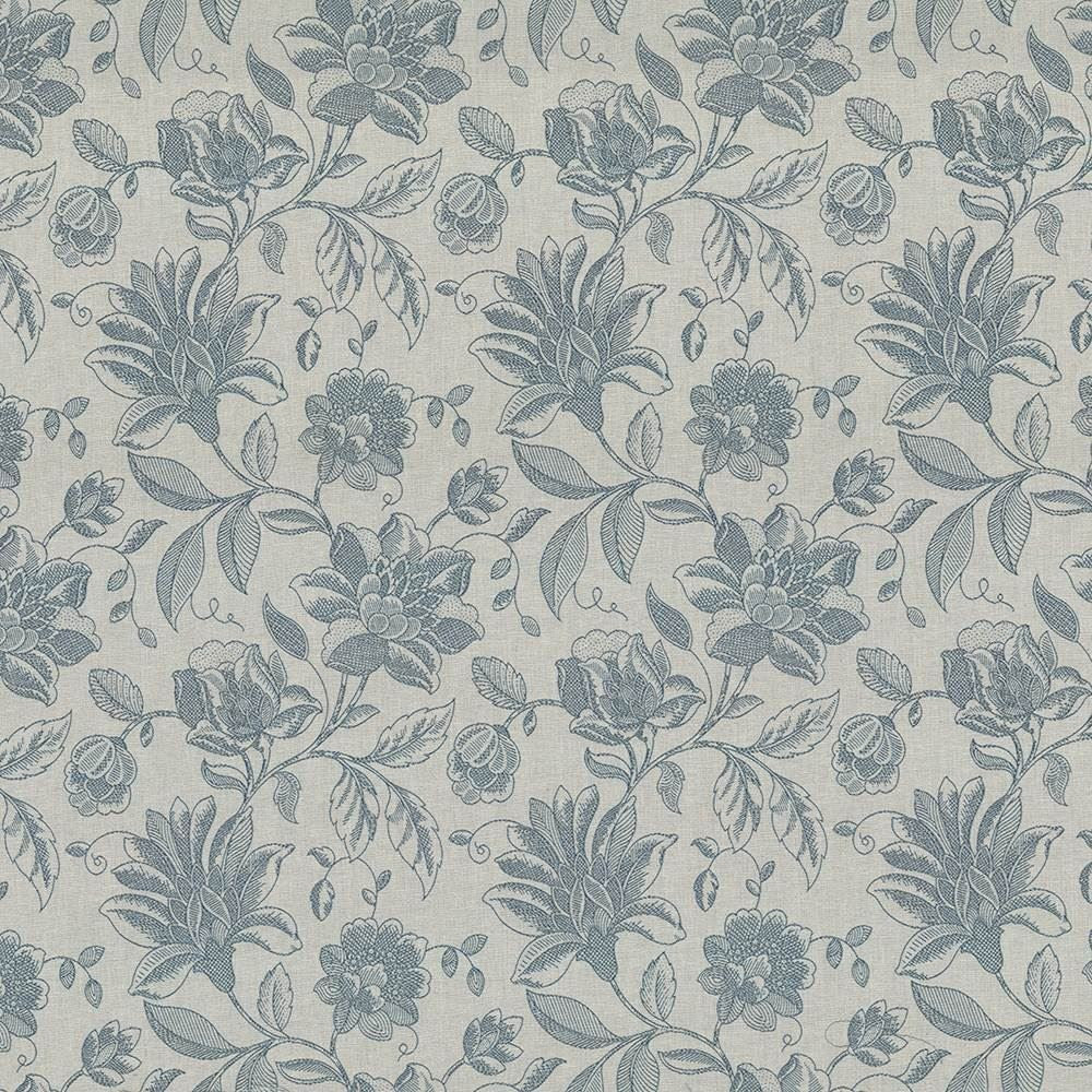 Coventry Floral Robins Egg by Kasmir Designer Fabric 5072 82% Polyester
18% Cotton
 INDIA </p><p>Repeat: Horizontal: 13 4/8 inches and Vertical: 19 4/8 inches 54 - 56 - Swanky Fabrics -