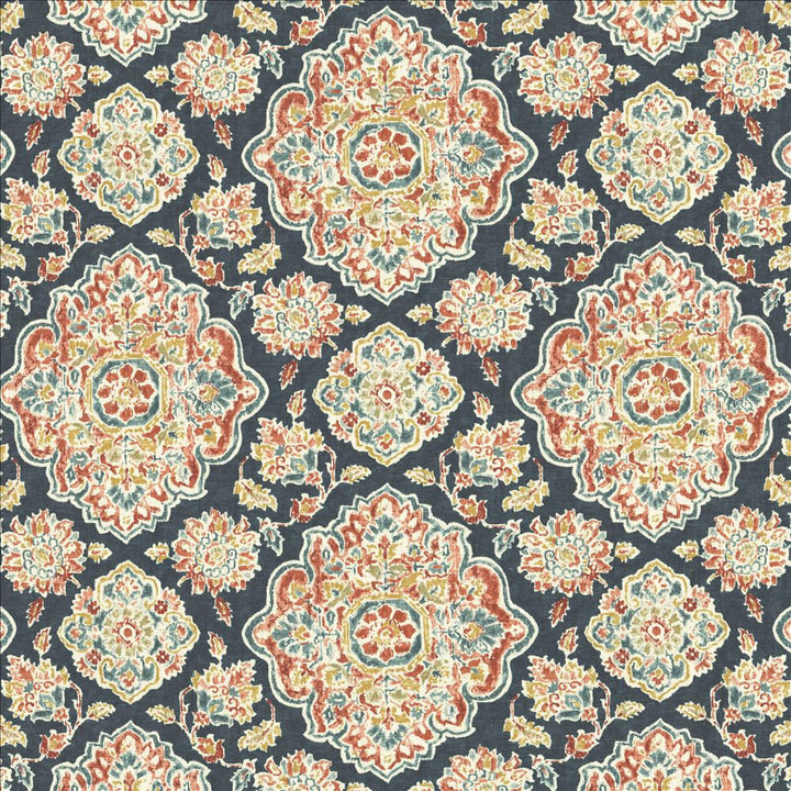 Cowan Court Blue by Kasmir Designer Fabric See sample 70% Viscose
30% Linen
 SPAIN 30,000 Wyzenbeek Double Rubs </p><p>Repeat: Horizontal: 27 inches and Vertical: 27 inches 54 - Swanky Fabrics -