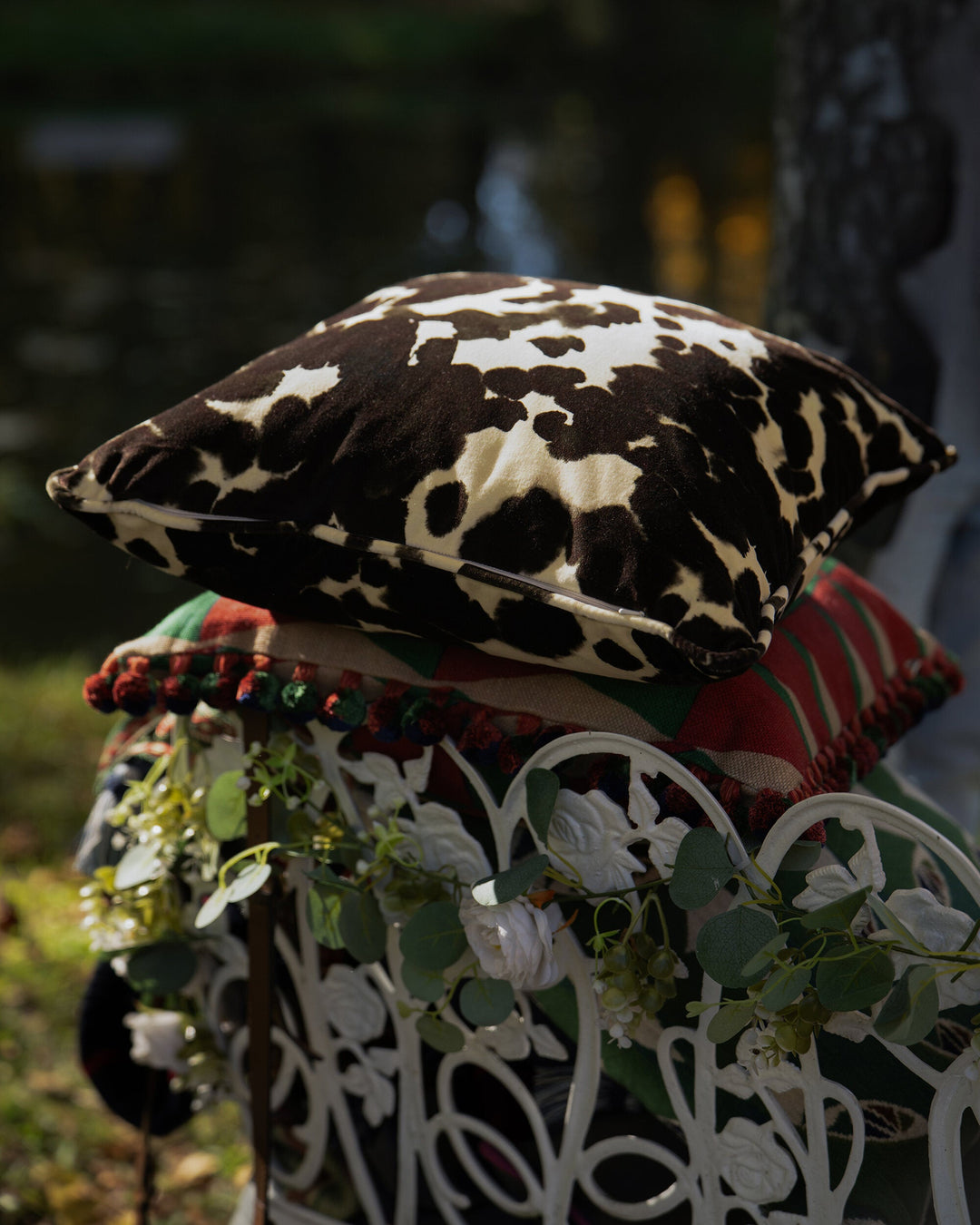 Cowhide velvet cushion pillow by Mind the Gap (LC40289), view 4
