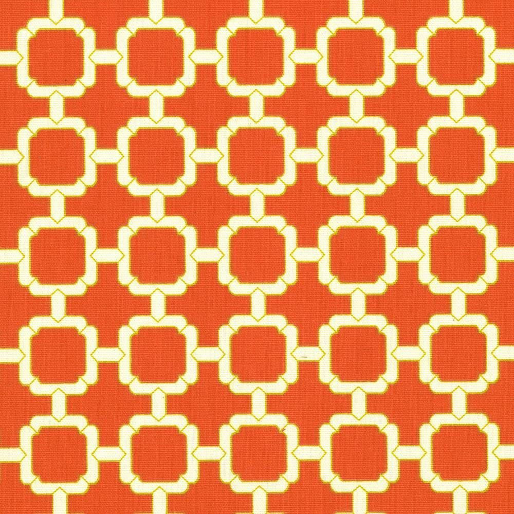 Cozumel Fret Coral by Kasmir Designer Fabric 5070 100% Cotton
 TURKMENISTAN </p><p>Repeat: Horizontal: 1 7/8 inches and Vertical: 1 7/8 inches 54 - 55 - Swanky Fabrics -