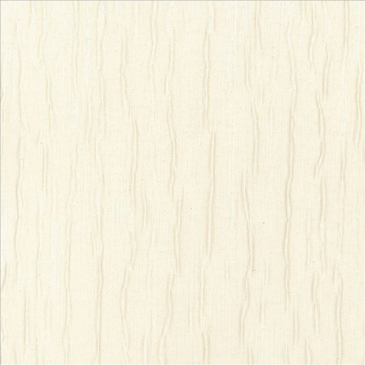 Crinkle Up Ivory by Kasmir Designer Fabric 5066 100% Polyester CHINA 15,000 Wyzenbeek Double Rubs Horizontal: 0 Inches and Vertical: 0 Inches 56 - 57 - Swanky Fabrics -