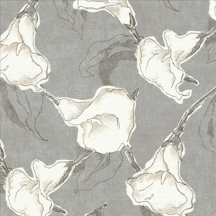Cristalia Dove  by Kasmir Designer Fabric 1476 100% Cotton  PAKISTAN  </p><p>Repeat: Horizontal: 27 inches and Vertical: 24 6/8 inches 55  - Swanky Fabrics -