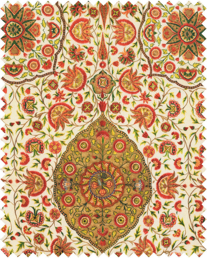 Csardas Linen by Mind the Gap Designer Fabric TRANSYLVANIAN ROOTS 100% Linen Made in United Kingdom W 34,6cm x L 57,3cm / W 13.6in x L 22.5in 55.1in - Swanky Fabrics -