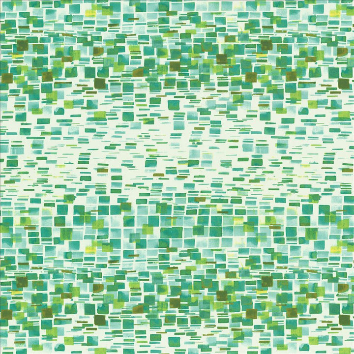 Cubic Green by Kasmir Designer Fabric 5154 100% Cotton
 SPAIN </p><p>Repeat: Horizontal: 27 inches and Vertical: 27 inches 54 - Swanky Fabrics -