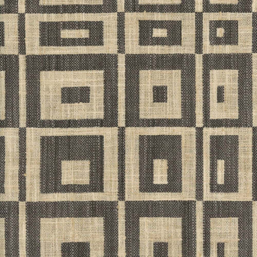 Roth & Tompkins Fabric Cubic Asphalt