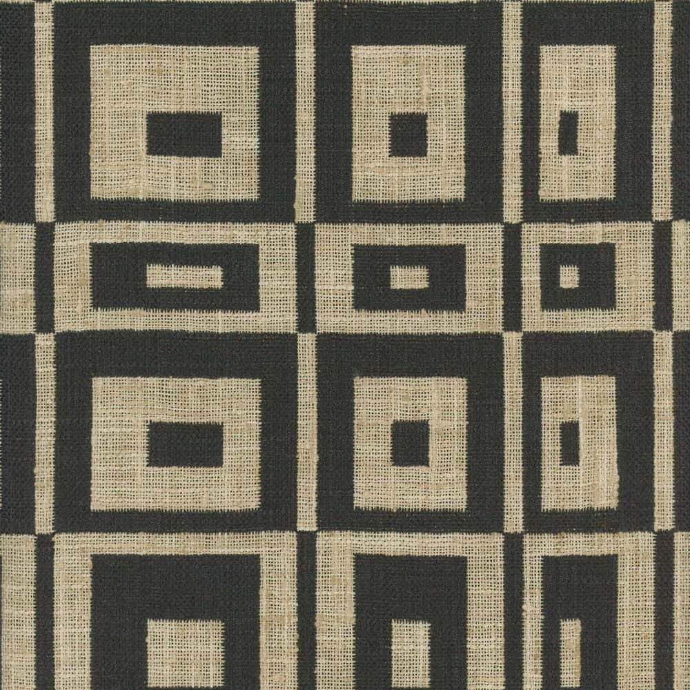 Roth & Tompkins Fabric Cubic Raven