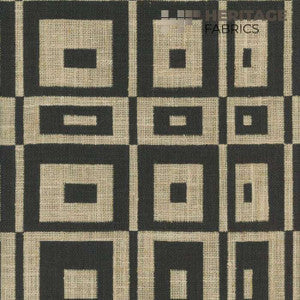 Roth & Tompkins Fabric Cubic Raven