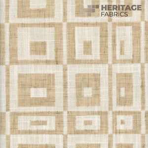 Roth & Tompkins Fabric Cubic Whitelinen
