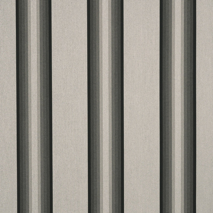 4799 Grey / Black / White by Sunbrella Designer Fabric Sunbrella Awning Stripes 100% SunbrellaÂ® Acrylic USA or Imported 10-Year Horizontal: and Vertical: 46 in. - Swanky Fabrics -
