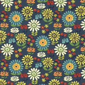 Kasmir Fabric Daisy Daze Caspian