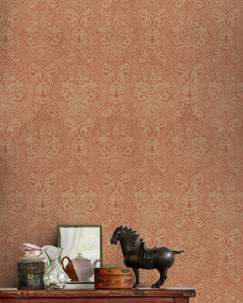 Mind The Gap Wallpaper DAMASK Premium Wallpare (WP20095) | WP20095 | WALLPAPER DESIGNER COLLECTION | 3 rolls x 20.5 x 118.1 in | 0.52m / 20.5in | 3m / 118in | 4.65mp | 52cm / 20.5in | Brown | Non-woven | Paste the wall | 3-rolls in a box | Fabric Carolina | https://www.fabriccarolina.com/