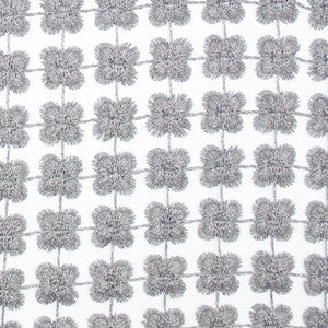 Europatex Fabric Daphne Silver