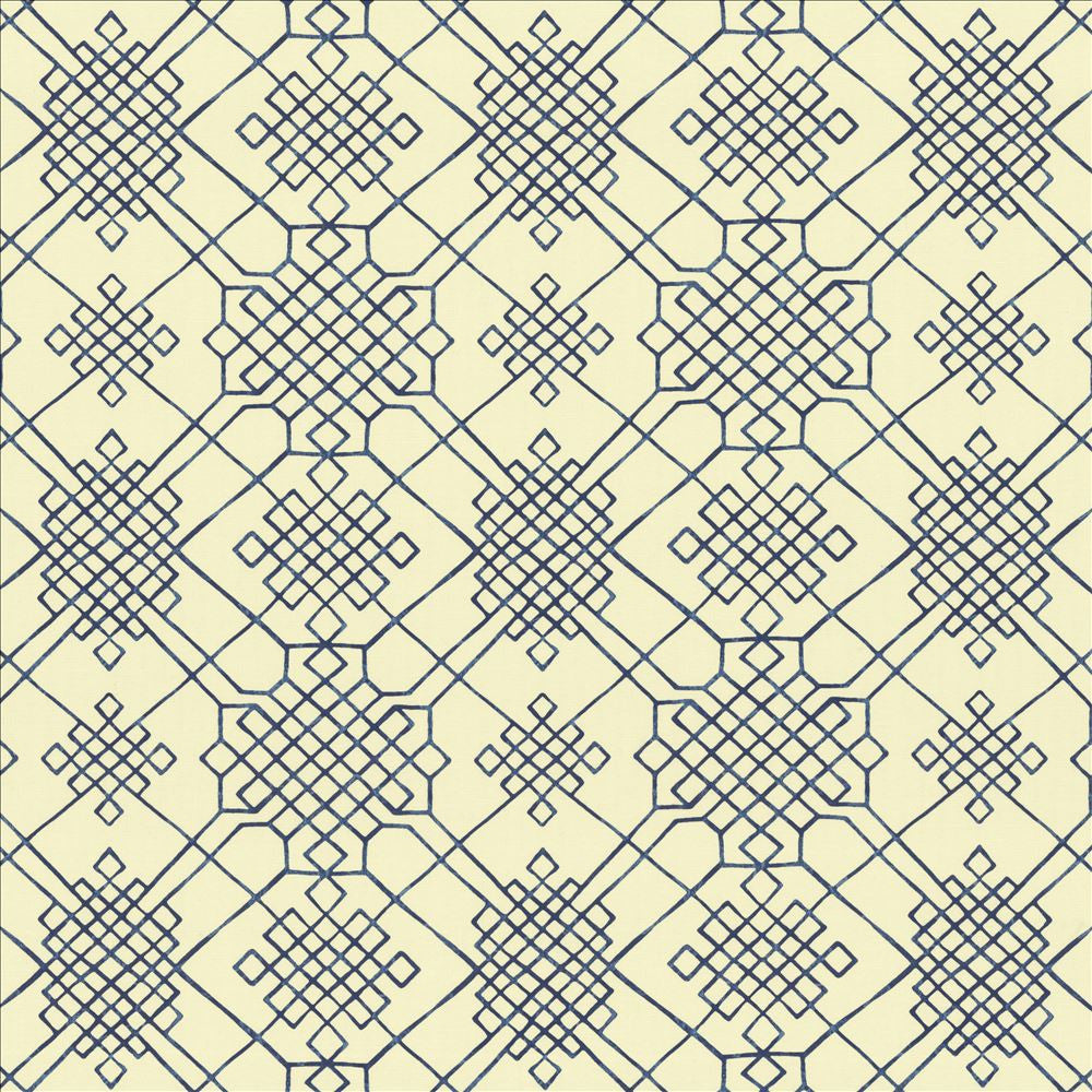 Dara Indigo  by Kasmir Designer Fabric 5154 55% Linen
45% Cotton
 CHINA 15,000 Wyzenbeek Double Rubs Horizontal: 13 4/8 inches and Vertical: 13 4/8 inches 54  - Swanky Fabrics -