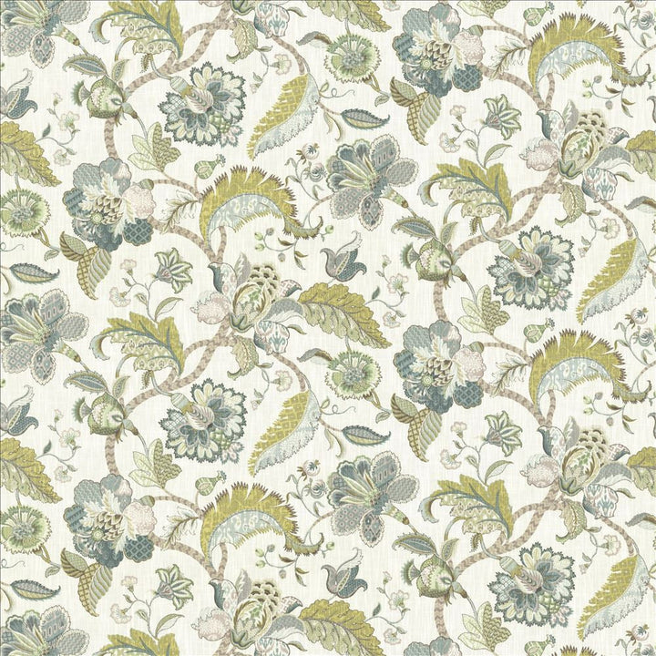 Darby Hill Peacock by Kasmir Designer Fabric 5082 100% Cotton
 USA 15,000 Wyzenbeek Double Rubs </p><p>Repeat: Horizontal: 54 inches and Vertical: 27 inches 54 - Swanky Fabrics -