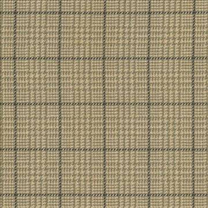 Kasmir Fabric Dashing Plaid Khaki