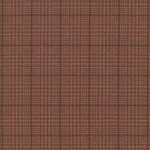 Kasmir Fabric Dashing Plaid Rust