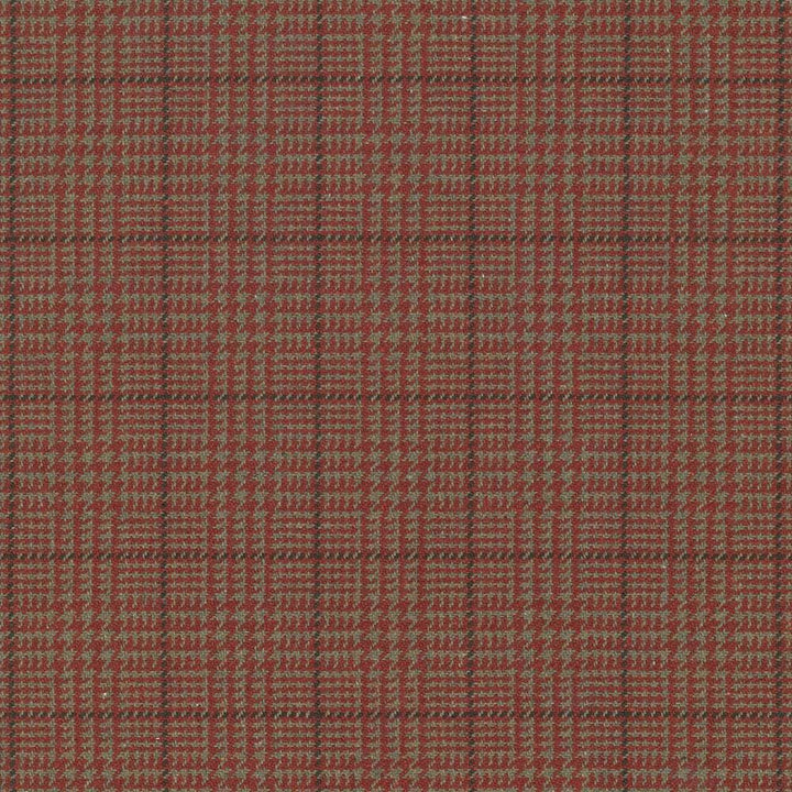 Dashing Plaid Rust by Kasmir Designer Fabric 5070 75% Cotton 25% Acrylic USA 15,000 Wyzenbeek Double Rubs Horizontal: 2 inches and Vertical: 2 inches 54 - 58 - Swanky Fabrics -