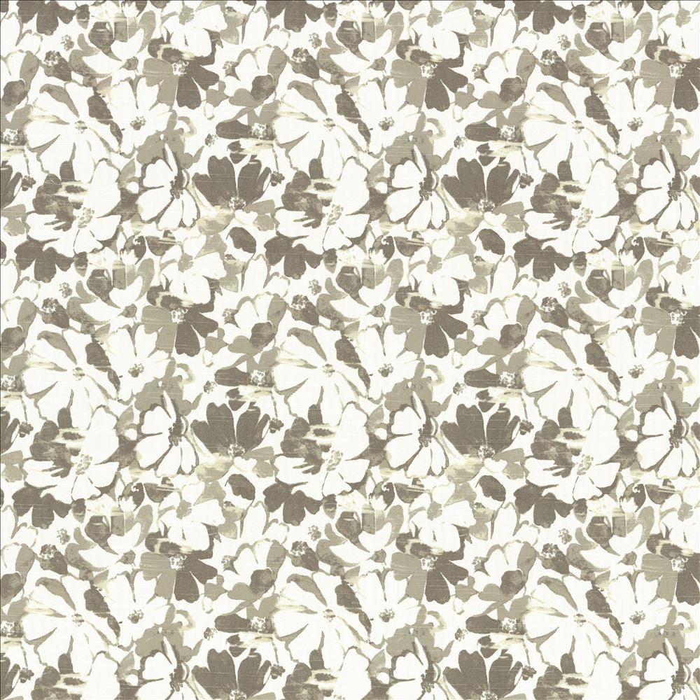 Dayflower Taupe by Kasmir Designer Fabric 1466 100% Cotton
 USA 51,000 Wyzenbeek Double Rubs </p><p>Repeat: Horizontal: 13 3/8 inches and Vertical: 13 3/8 inches 54 - Swanky Fabrics -