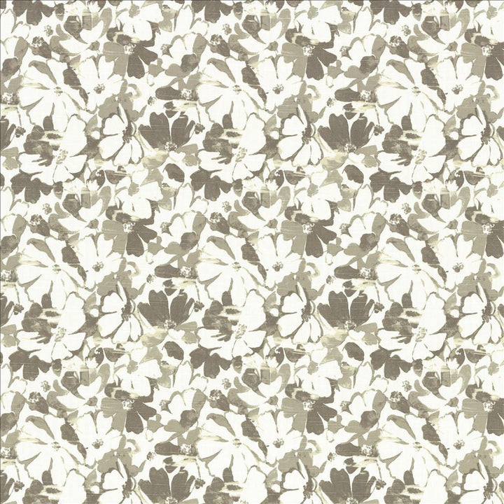Dayflower Taupe by Kasmir Designer Fabric 1466 100% Cotton
 USA 51,000 Wyzenbeek Double Rubs </p><p>Repeat: Horizontal: 13 3/8 inches and Vertical: 13 3/8 inches 54 - Swanky Fabrics -
