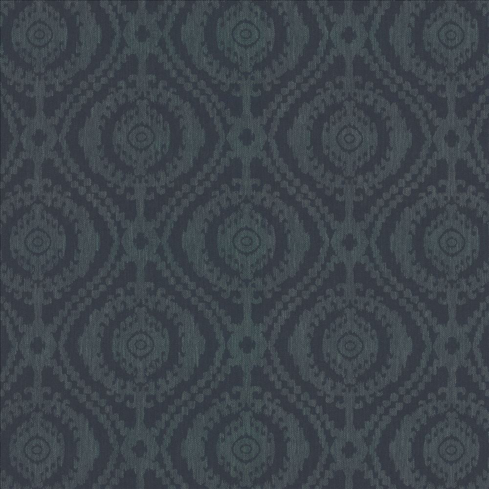 Dearborn Denim by Kasmir Designer Fabric 1458 64% Polyester
25% Viscose
11% Linen
 INDIA </p><p>Repeat: Horizontal: 13 2/8 inches and Vertical: 15 inches 54 - Swanky Fabrics -