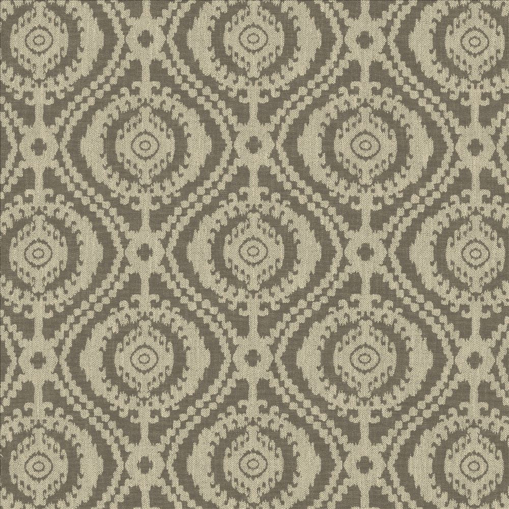 Dearborn Stone by Kasmir Designer Fabric 1457 64% Polyester
25% Viscose
11% Linen
 INDIA 100,000 Wyzenbeek Double Rubs </p><p>Repeat: Horizontal: 13 2/8 inches and Vertical: 15 inches 54 - Swanky Fabrics -