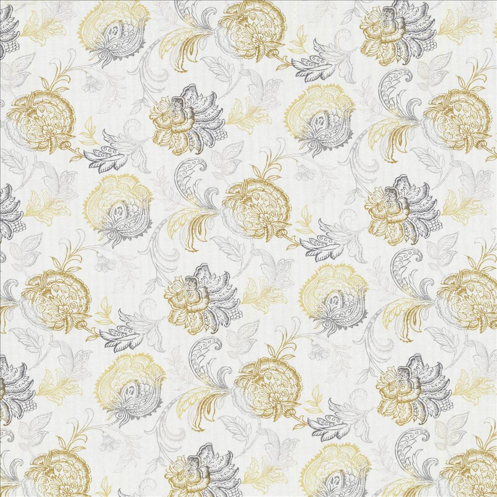 Delacroix Chrome by Kasmir Designer Fabric 5077 80% Polyester 20% Linen SPAIN Not Tested Horizontal: 27 inches and Vertical: 13 4/8 inches 56 - 57 - Swanky Fabrics -