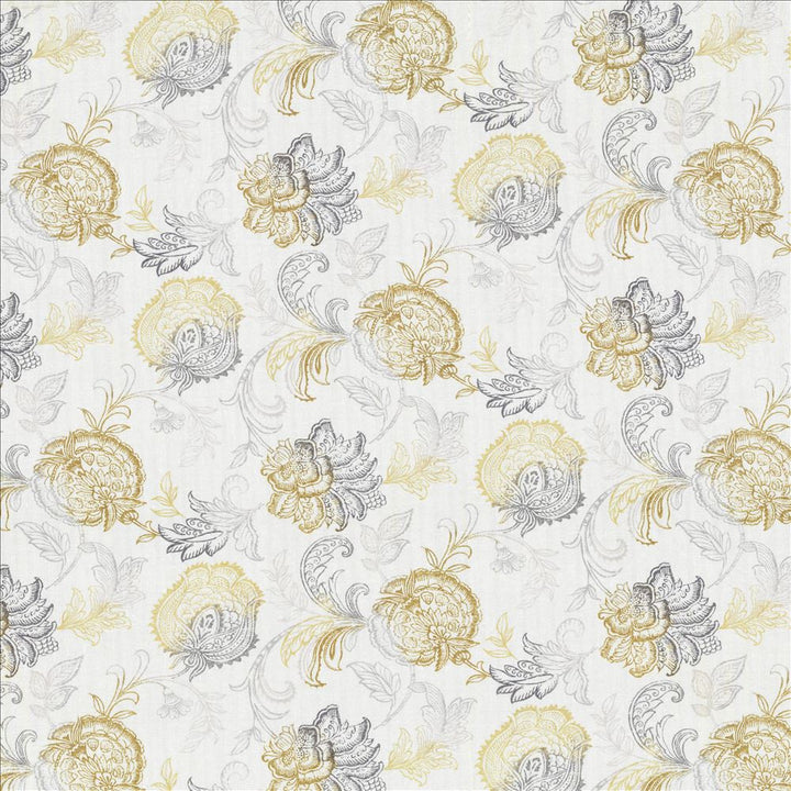 Delacroix Chrome by Kasmir Designer Fabric 5077 80% Polyester
20% Linen
 SPAIN </p><p>Repeat: Horizontal: 27 inches and Vertical: 13 4/8 inches 56 - 57 - Swanky Fabrics -