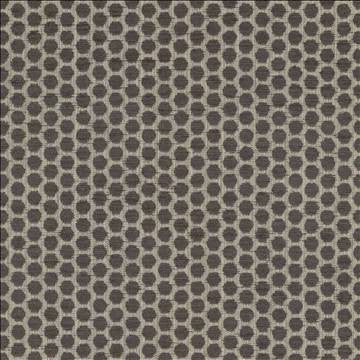 Delightful Dots Charcoal by Kasmir Designer Fabric 1438 42% Acrylic 33% Polyester 25% Cotton TURKEY 31,000 Martindale Cycles H: 1 inches, V: 5/8 inches 54 - Swanky Fabrics - Kasmir