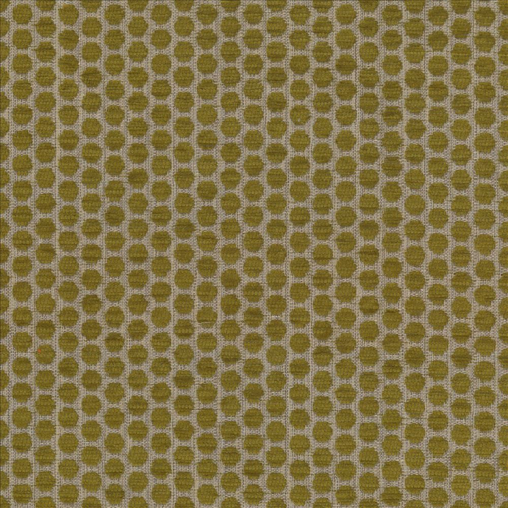 Delightful Dots Sprout by Kasmir Designer Fabric 1442 42% Acrylic
33% Polyester
25% Cotton
 TURKEY 31,000 Martindale Cycles </p><p>Repeat: Horizontal: 1 inches and Vertical: 5/8 inches 54 - Swanky Fabrics -