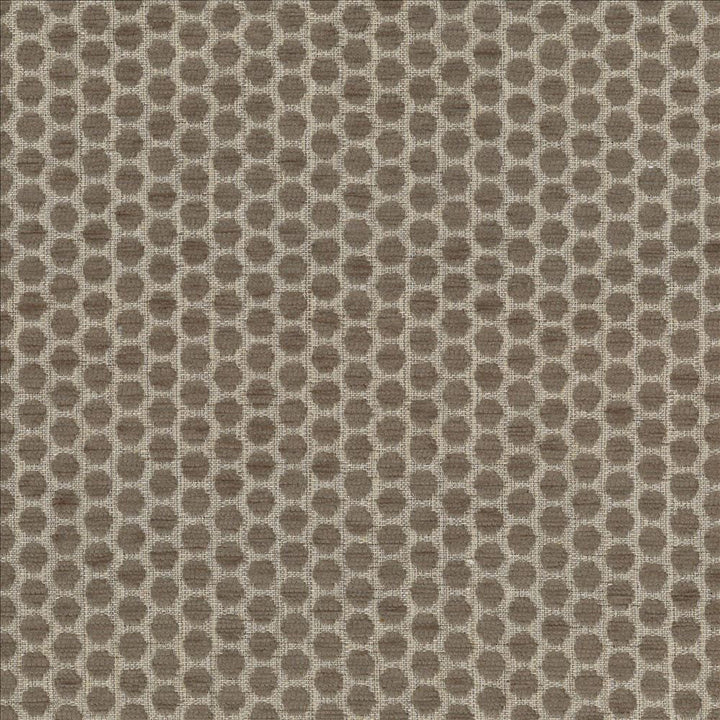 Delightful Dots Truffle by Kasmir Designer Fabric 1438 42% Acrylic
33% Polyester
25% Cotton
 TURKEY 31,000 Martindale Cycles </p><p>Repeat: Horizontal: 1 inches and Vertical: 5/8 inches 54 - Swanky Fabrics -