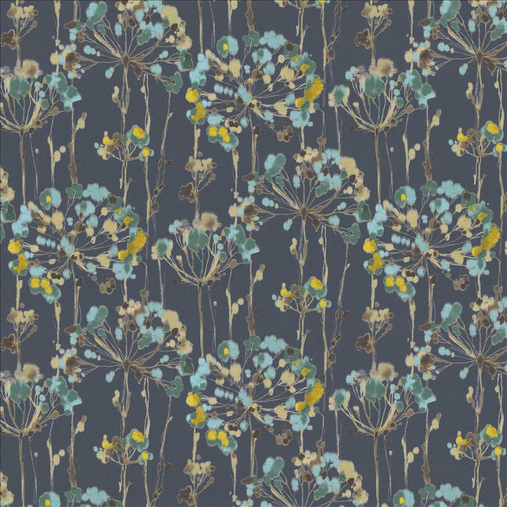 Delighting Navy by Kasmir Designer Fabric 1467 100% Cotton
 INDIA 5,000 Wyzenbeek Double Rubs </p><p>Repeat: Horizontal: 27 4/8 inches and Vertical: 24 2/8 inches 54 - Swanky Fabrics -