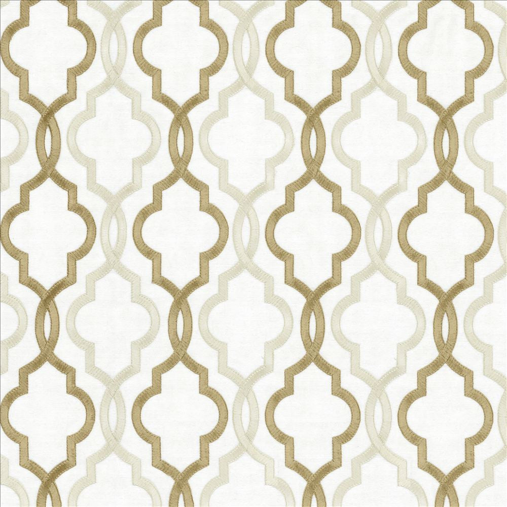Della Ivory by Kasmir Designer Fabric 5156 88% Rayon
12% Polyester
 INDIA Not Tested </p><p>Repeat: Horizontal: 4 6/8 inches and Vertical: 6 3/8 inches 54 - Swanky Fabrics -