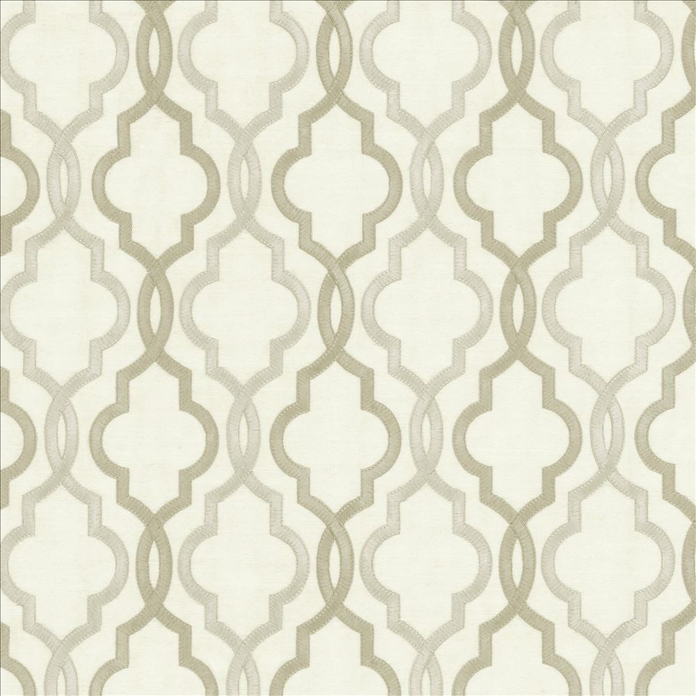 Della Platinum by Kasmir Designer Fabric 5113 88% Rayon
12% Polyester
 INDIA Not Tested </p><p>Repeat: Horizontal: 4 6/8 inches and Vertical: 6 3/8 inches 54 - Swanky Fabrics -