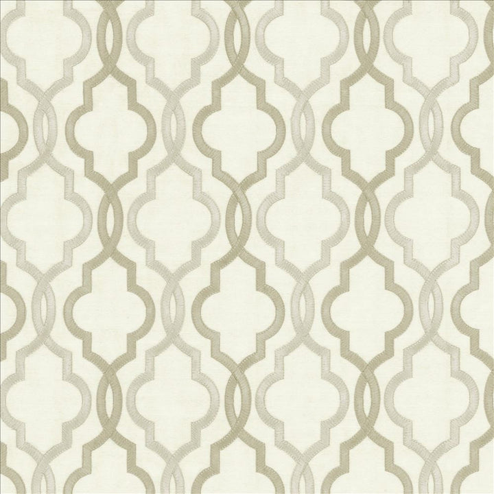 Della Platinum by Kasmir Designer Fabric 5156 88% Rayon
12% Polyester
 INDIA Not Tested </p><p>Repeat: Horizontal: 4 6/8 inches and Vertical: 6 3/8 inches 54 - Swanky Fabrics -