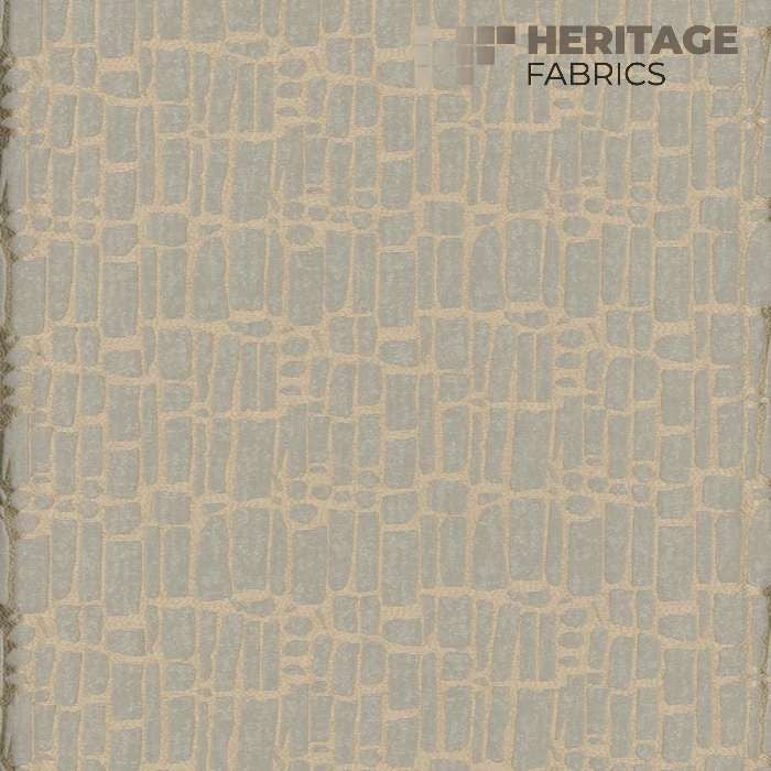Delray Golden by Heritage Designer Fabric - 100% Polyester India 3,000 Horizontal: 3.25" and Vertical: 3" 54" - Swanky Fabrics -