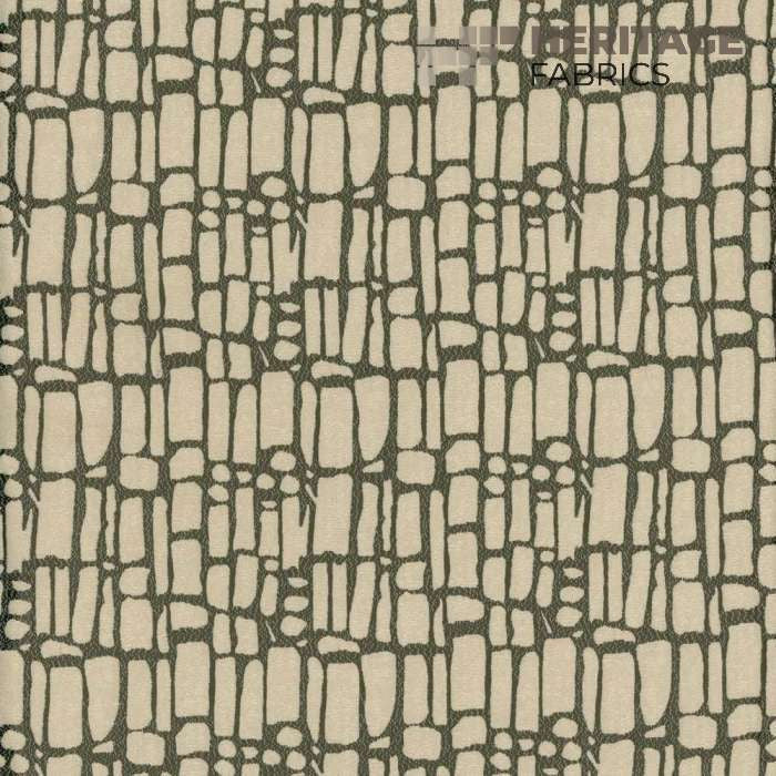 Delray Umber by Heritage Designer Fabric - 100% Polyester India 3,000 Horizontal: 3.25" and Vertical: 3" 54" - Swanky Fabrics -