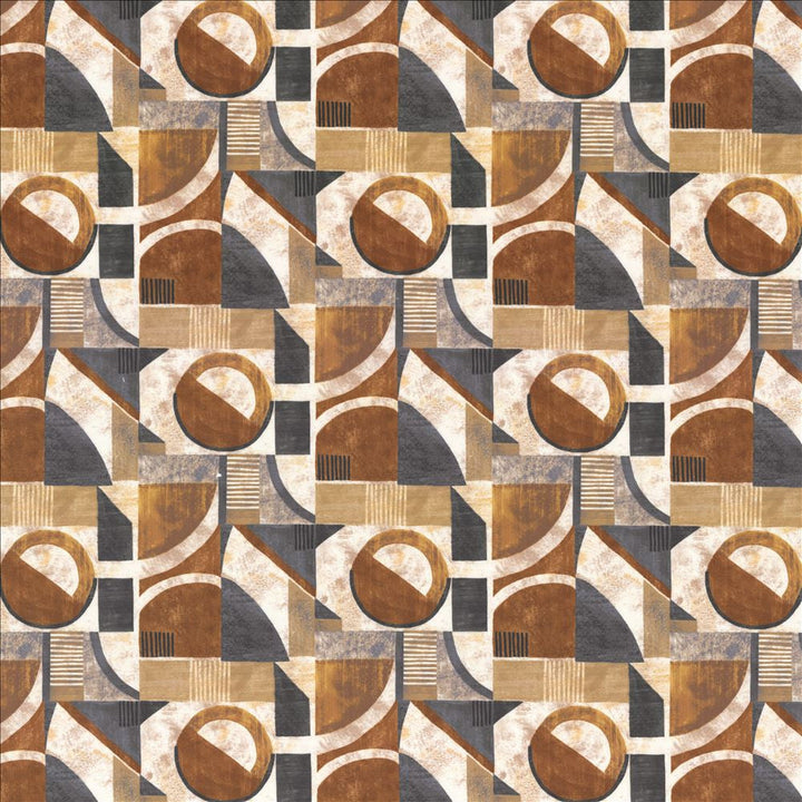 Devoted Sienna by Kasmir Designer Fabric 1468 100% Polyester
 INDIA </p><p>Repeat: Horizontal: 13 4/8 inches and Vertical: 13 4/8 inches 54 - Swanky Fabrics -