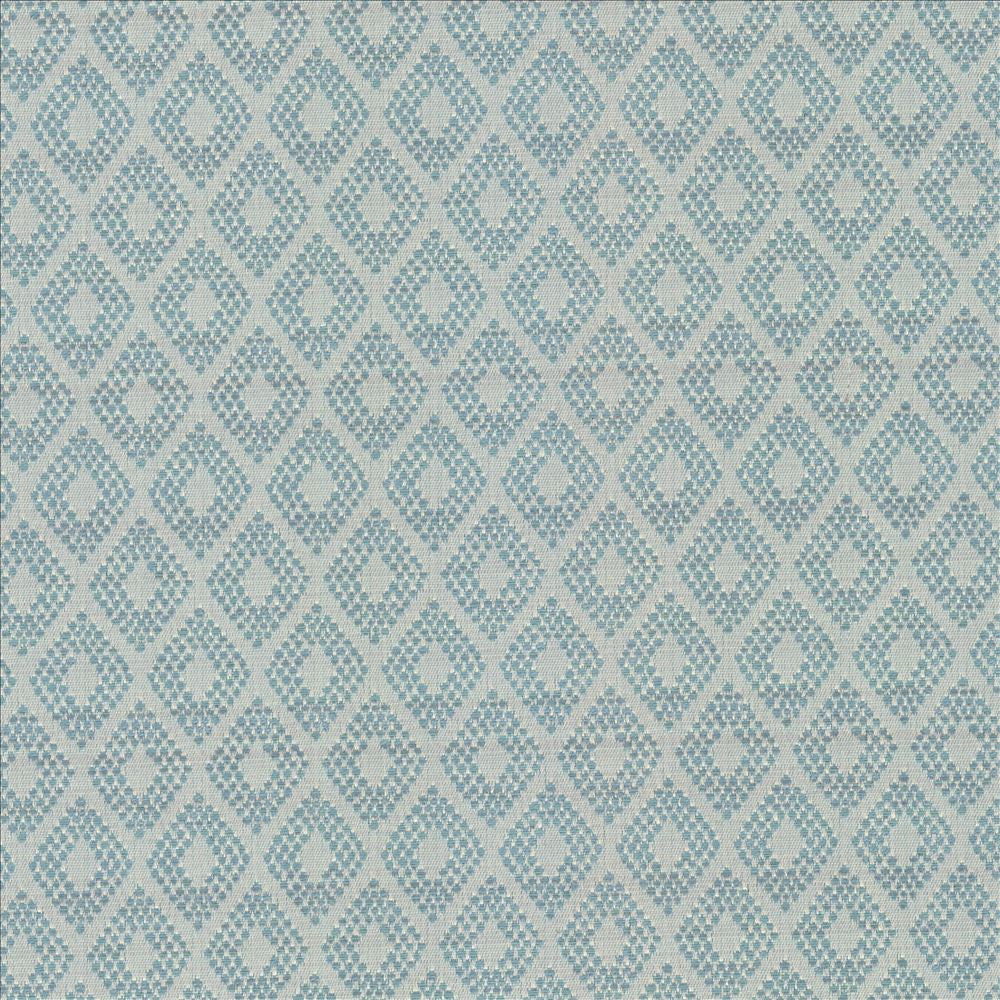 Diamond Brite Pool by Kasmir Designer Fabric See sample 43% Polyester
32% Rayon
25% Cotton
 USA 51,000 Wyzenbeek Double Rubs </p><p>Repeat: Horizontal: 3 6/8 inches and Vertical: 3 6/8 inches 56 - Swanky Fabrics -