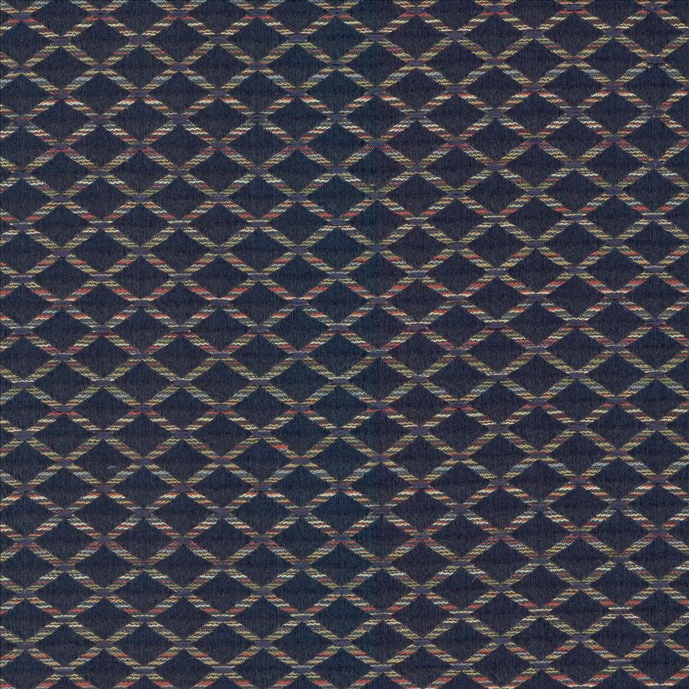 Diamonside Lake by Kasmir Designer Fabric See sample 55% Polyester
45% Rayon
 CHINA 25,000 Wyzenbeek Double Rubs </p><p>Repeat: Horizontal: 1 2/8 inches and Vertical: 4/8 inches 55 - Swanky Fabrics -