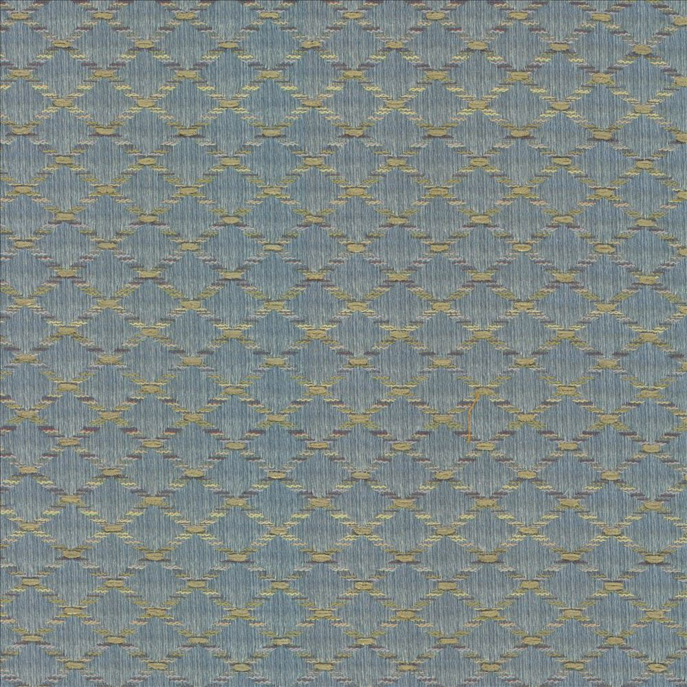 Diamonside Sea by Kasmir Designer Fabric 5089 55% Polyester
45% Rayon
 CHINA 25,000 Wyzenbeek Double Rubs </p><p>Repeat: Horizontal: 1 2/8 inches and Vertical: 4/8 inches 55 - Swanky Fabrics -