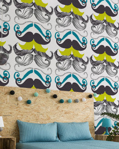 Mind the Gap Wallpaper Mind The Gap   DIFFERENT MOUSTACHES Premium   (WP20089)