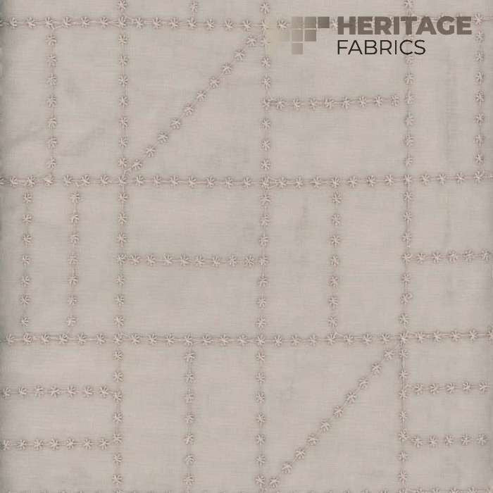 Dominoes Stone by Heritage Designer Fabric - 100% Polyester Turkey Horizontal: 13.5" and Vertical: 6.25" 54" - Swanky Fabrics -