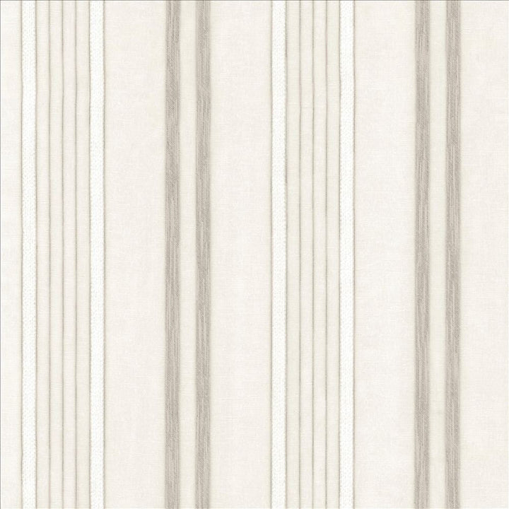Double Decker Pewter by Kasmir Designer Fabric See sample 100% Polyester
 TURKEY Not Tested </p><p>Repeat: Horizontal: 8 6/8 inches and Vertical: N/A 118 - Swanky Fabrics -