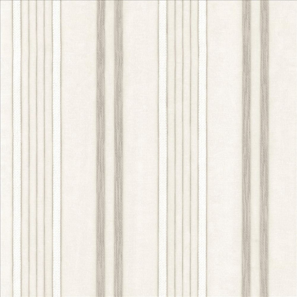 Double Decker Pewter  by Kasmir Designer Fabric 5108 100% Polyester
 TURKEY Not Tested Horizontal: 8 6/8 inches and Vertical: N/A 118  - Swanky Fabrics -
