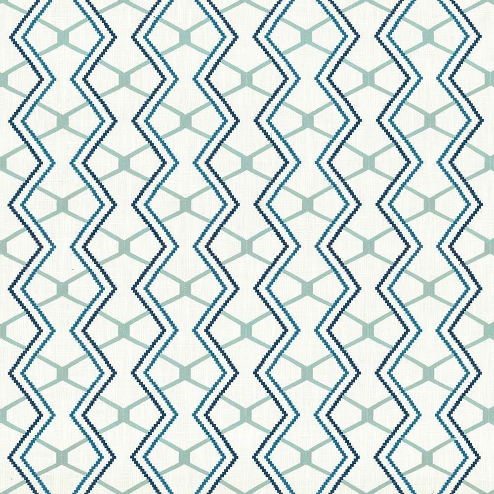 Drewery Seaglass by Kasmir Designer Fabric 1436 55% Cotton
35% Polyester
10% Rayon
Embroidery
50% Cotton
50% Viscose
 INDIA </p><p>Repeat: Horizontal: 8 6/8 inches and Vertical: 6 2/8 inches 51 - 56 - Swanky Fabrics -