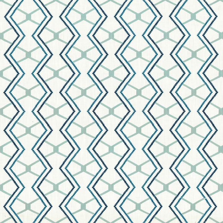 Drewery Seaglass by Kasmir Designer Fabric 1436 55% Cotton
35% Polyester
10% Rayon
Embroidery
50% Cotton
50% Viscose
 INDIA </p><p>Repeat: Horizontal: 8 6/8 inches and Vertical: 6 2/8 inches 51 - 56 - Swanky Fabrics -