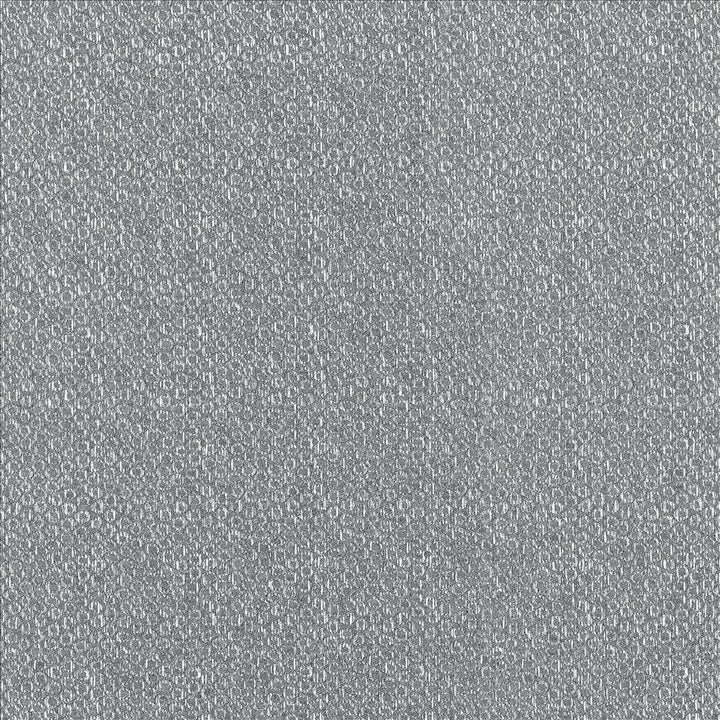 Drizzle Platinum by Kasmir Designer Fabric See sample 100% Polyester
 CHINA 36,000 Wyzenbeek Double Rubs </p><p>Repeat: Horizontal: 1 2/8 inches and Vertical: 1 2/8 inches 56 - Swanky Fabrics -