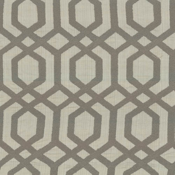 Druid Pewter  by Kasmir Designer Fabric 1433 66% Polyester
30% Cotton
4% Linen
Embroidery
100% Polyester
 INDIA Not Tested Horizontal: 8 4/8 inches and Vertical: 9 4/8 inches 51  - Swanky Fabrics -