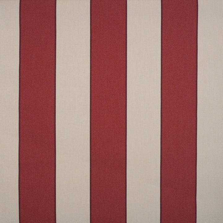 8211 Sienne Red / Linen by Sunbrella Designer Fabric Dickson North American Collection - Stripes 100% Solution Dyed Acrylic USA or Imported 10-Year Horizontal: and Vertical: 47 in. - Swanky Fabrics -