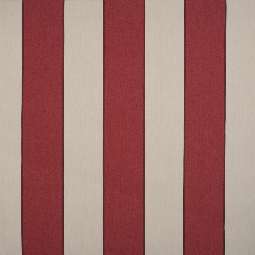 8211 Sienne Red / Linen by Sunbrella Designer Fabric Dickson North American Collection - Stripes 100% Solution Dyed Acrylic USA or Imported 10-Year Horizontal: and Vertical: 47 in. - Swanky Fabrics -